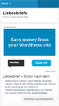Mobile Screenshot of liebesbriefe.wordpress.com