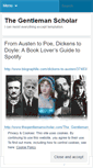 Mobile Screenshot of gentlemanscholarsblog.wordpress.com