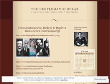 Tablet Screenshot of gentlemanscholarsblog.wordpress.com