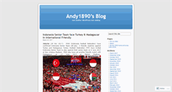 Desktop Screenshot of andy1890.wordpress.com