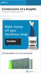 Mobile Screenshot of confessionsofasceptic.wordpress.com