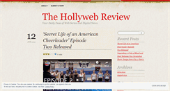 Desktop Screenshot of hollywebreview.wordpress.com