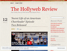 Tablet Screenshot of hollywebreview.wordpress.com