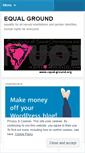 Mobile Screenshot of equalground.wordpress.com