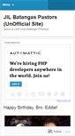Mobile Screenshot of batangaspastors.wordpress.com