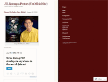 Tablet Screenshot of batangaspastors.wordpress.com