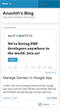 Mobile Screenshot of anuchit.wordpress.com