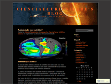 Tablet Screenshot of cienciaecuriosidade.wordpress.com