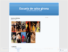 Tablet Screenshot of escueladesalsa.wordpress.com