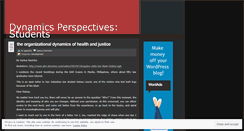 Desktop Screenshot of dynamicsperspectives.wordpress.com