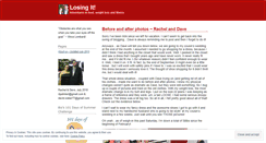 Desktop Screenshot of losingit1.wordpress.com