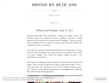 Tablet Screenshot of photosbybethann.wordpress.com