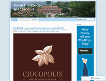 Tablet Screenshot of ciocolatabovetti.wordpress.com