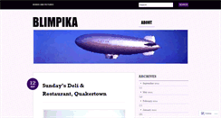 Desktop Screenshot of blimpika.wordpress.com