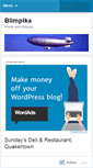 Mobile Screenshot of blimpika.wordpress.com