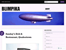 Tablet Screenshot of blimpika.wordpress.com