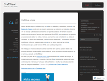 Tablet Screenshot of craftwear.wordpress.com