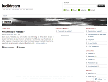 Tablet Screenshot of luciidream.wordpress.com