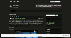 Desktop Screenshot of isisjessie.wordpress.com
