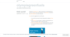 Desktop Screenshot of olympiagreenfuels.wordpress.com