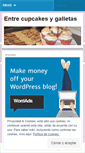 Mobile Screenshot of entrecupcakesygalletas.wordpress.com