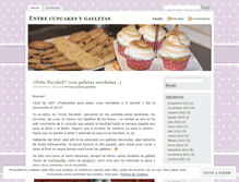 Tablet Screenshot of entrecupcakesygalletas.wordpress.com