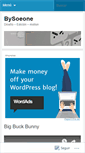 Mobile Screenshot of bysoeone.wordpress.com