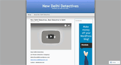 Desktop Screenshot of detectivesdelhi.wordpress.com