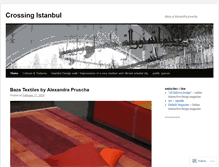 Tablet Screenshot of crossingistanbul.wordpress.com