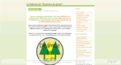 Desktop Screenshot of dinamicadegrupo.wordpress.com