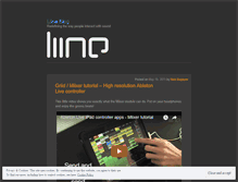 Tablet Screenshot of liineblog.wordpress.com