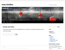 Tablet Screenshot of marcohelles.wordpress.com