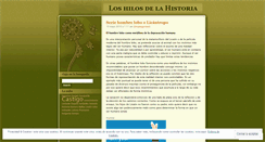 Desktop Screenshot of loshilosdelahistoria.wordpress.com