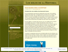 Tablet Screenshot of loshilosdelahistoria.wordpress.com