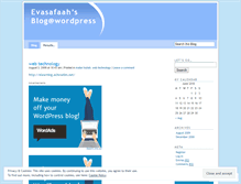 Tablet Screenshot of evasafaah.wordpress.com