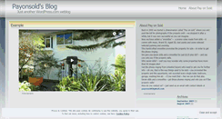 Desktop Screenshot of payonsold.wordpress.com