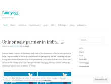 Tablet Screenshot of funnyegg.wordpress.com