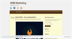 Desktop Screenshot of marketingsmb.wordpress.com