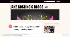 Desktop Screenshot of jakegosling.wordpress.com