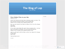 Tablet Screenshot of lop1.wordpress.com