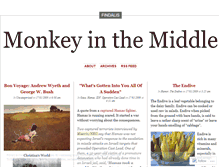 Tablet Screenshot of mmmonkeyinthemiddle.wordpress.com