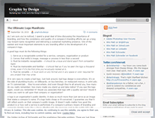 Tablet Screenshot of graphicbydesign.wordpress.com