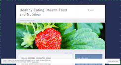 Desktop Screenshot of healthyeatingfood.wordpress.com