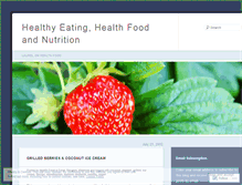 Tablet Screenshot of healthyeatingfood.wordpress.com