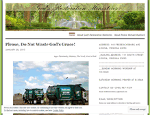 Tablet Screenshot of godsrestorationministries.wordpress.com