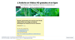 Desktop Screenshot of gorgesdelardeche.wordpress.com