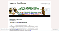 Desktop Screenshot of pengobatanherbalnefritis.wordpress.com