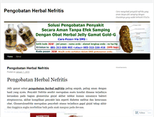 Tablet Screenshot of pengobatanherbalnefritis.wordpress.com