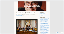 Desktop Screenshot of alexandruherlea.wordpress.com