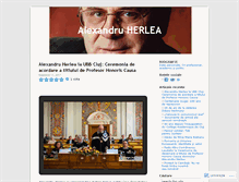 Tablet Screenshot of alexandruherlea.wordpress.com